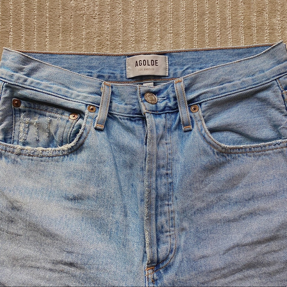 AGOLDE SIZE 26 MOM JEAN